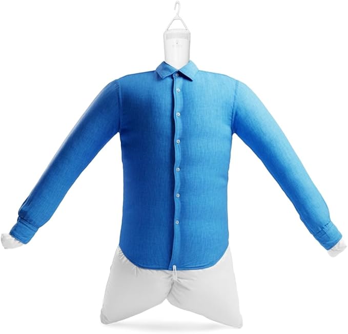 VOYAGE – Portable Travel Shirt Press & Wrinkle Remover - Compact 3-in-1 Hot-Air Iron, Dryer & Garment Refresher - Hands-Free, 120V, Lightweight for Business Travel, Small Spaces & Yachts