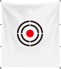 Golf Target Hitting Cloth - 6 X 5 FT White Fast Setup Sturdy Practice Trainers Basement Yard for Golfers Adults Players Teens Gifts