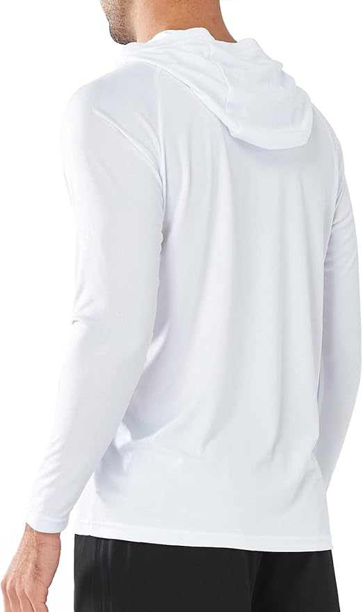 NORTHYARD Men's UPF 50+ Hoodie Shirts Long Sleeve Sun Protection Fishing Swim Beach UV SPF Rash Guard Quick Dry Lightweight