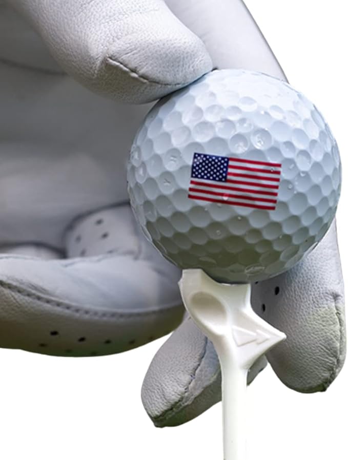 Flightpath Diamond Golf Tees – Patented Design to Reduce Spin for Long, Straight Drives – Low-Friction Long Tees, Robotically Tested for Ball Spin – USGA Approved Performance