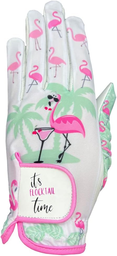 Giggle Golf Women's Golf Glove - Adjustable Strap, Left Hand Gloves for Women