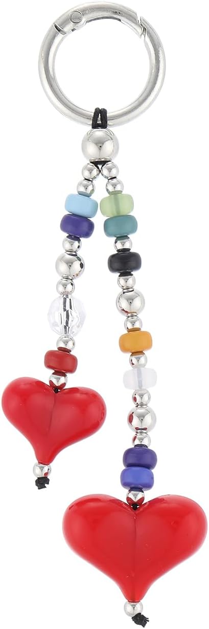 Madison Tyler Western Cowboy Boots Cherry Bow Bubble Tea Strawberry Cute Keychain | Bag Charms for Handbags Purse Charms