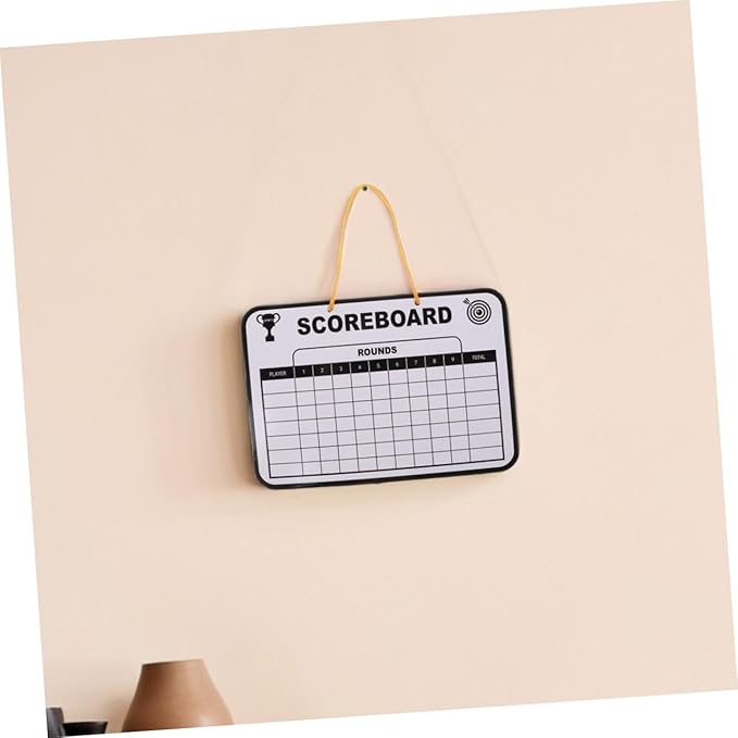 2pcs Double-Sided Golf Scoreboard for Boy Girl Reusable Dry Erase Writing Board for Golf Training Score Tracking
