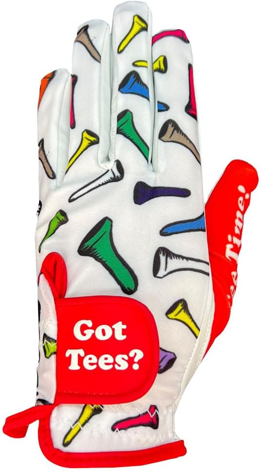 Giggle Golf Women's Golf Glove - Adjustable Strap, Left Hand Gloves for Women