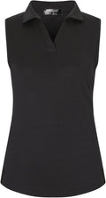 Womens Sleeveless Golf Polo Shirts Lightweight Tennis Sport Tops