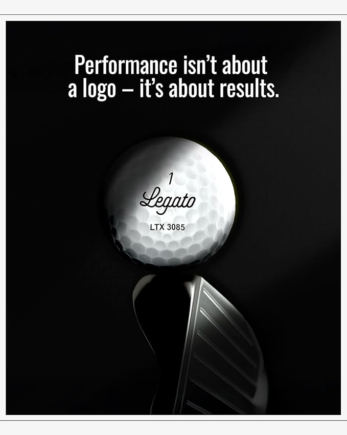Legato Golf Balls LTX3085 | Maximized Distance with Soft Feel | 3 Piece | Urethane Cover | 85 Compression