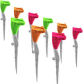 Upgraded Premium High Path Golf Tee Set – 5° Launch Angle, Adjustable Height Markers, Reduces Hooks & Slices, High Visibility, Stable 20mm Head, 9pcs