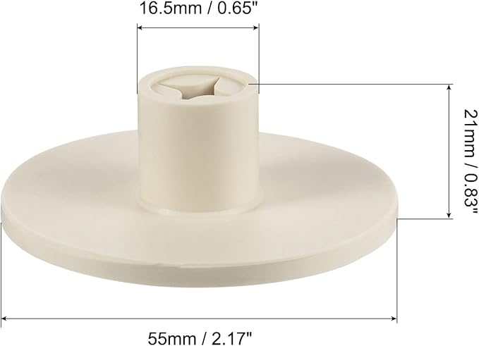 PATIKIL 0.8 Inch Plastic Golf Tee, 5 Pack Hollow Training Driving Range Tee Stable Ball Holder for Outdoor Indoor Hitting Mat, Beige