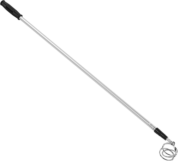 3 Section Telescopic Golfball Scooper Aluminium Alloy Ball Pick Up Stadium Supplies