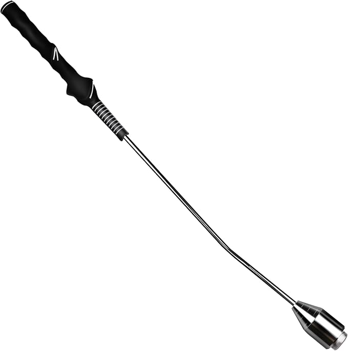 Golf Swing Trainer Aid, Golf Grip Trainer for Warm-up, Swing Tempo Training - Weighted Golf Club for Indoor Practice, Right-Handed Chipping Hitting Golf Accessories