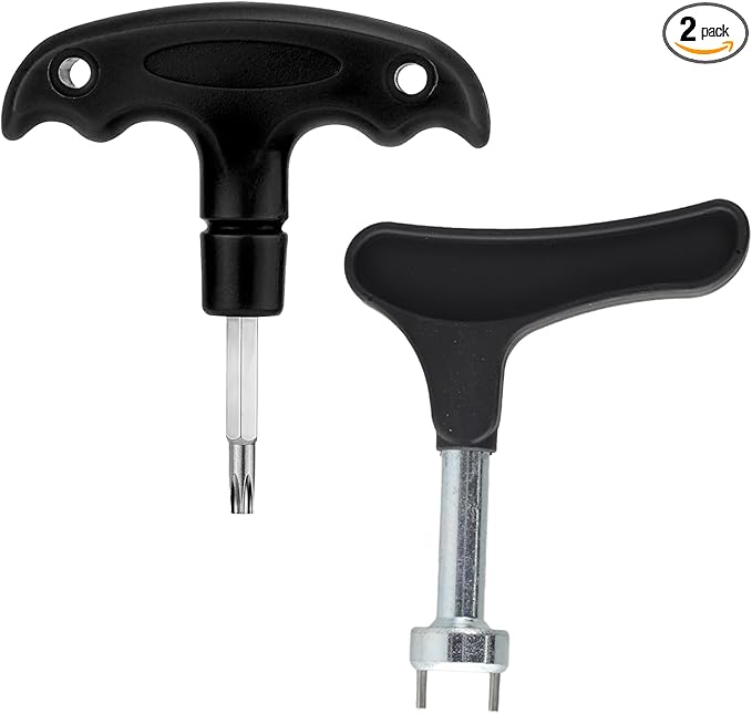 Golf Spike Tool, Stainless Steel Multi Function Golf Shoe Spikes Replacements, Comfortable Grip, Universal Shoe Spike Replacement Tool (with Club Wrench)