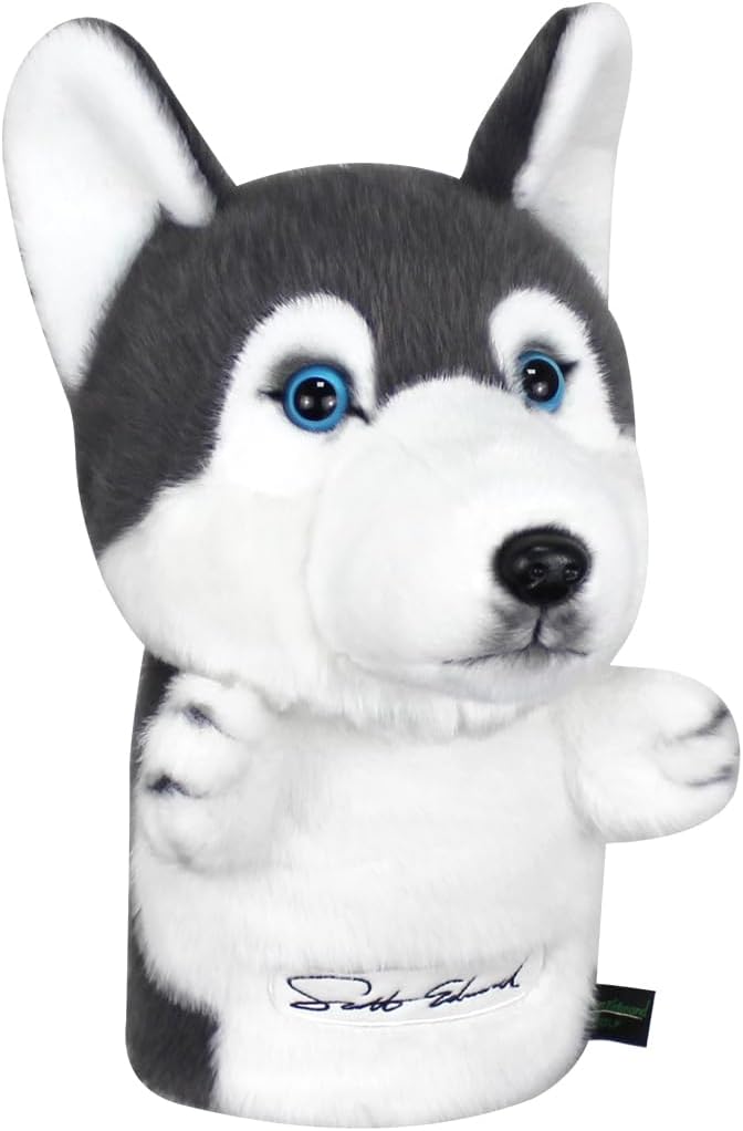 Scott Edward Golf Club Cover Fit Well for Driver or Fairway Wood Golf Club, Funny Cute Animal Design Soft Functional Golf Headcover Stylish Protection for Your Clubs for Men and Women