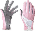PGM Women's Golf Glove One Pair, Improved Grip System, Cool and Comfortable