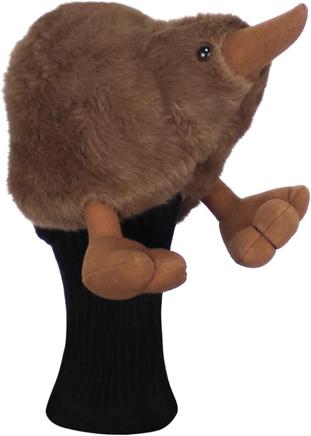 Scott Edward Golf Club Cover Fit Well for Driver or Fairway Wood Golf Club, Funny Cute Animal Design Soft Functional Golf Headcover Stylish Protection for Your Clubs for Men and Women