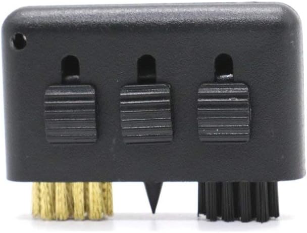 Golf Club Brush, Gzingen 3 Pack 3 in 1 Retractable Multiple-use Golf Club Groove Cleaners, for Golf Club Ball Divot Kit Pocket Cleaner Tool