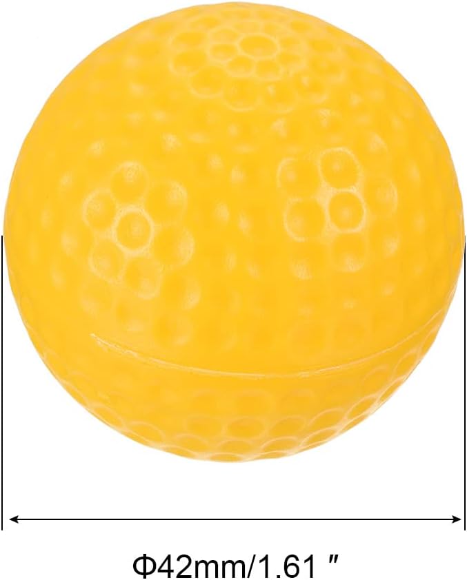 PATIKIL Golf Practice Balls, Hollow Flight Training for Indoor Swing Practice