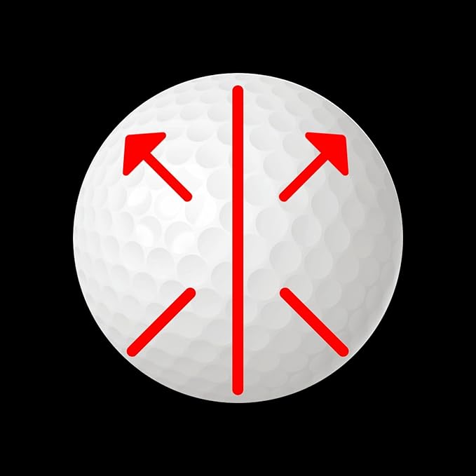 PATIKIL Golf Ball Line Marker Tool, Golf Ball Alignment Marking Tool Golf Ball Liner with Line Marker Stencil for Ball Markers
