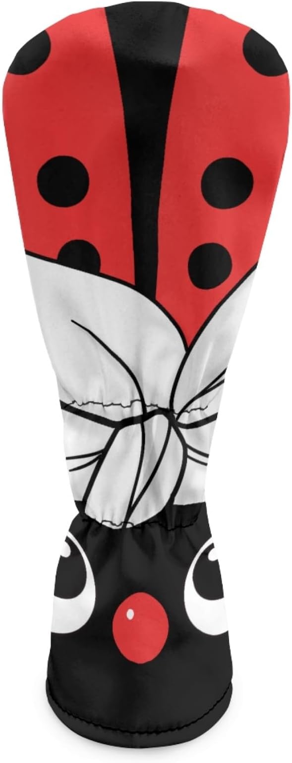 Golf Club Head Covers for Club Protective, Waterproof PU Leather Driver Fairway Wood Hybrid Head Cover