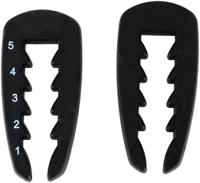 2 Pcs Adjustable Golf Tee Height Setter Tool with 5 Level Indicator, Precision Training Aid for Consistent and Shots, Golf Practice Accessories for Driving Range & Outdoor Use