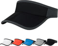 HH HOFNEN Sports Sun Visor Hats Men Women Foldable Brim Lightweight Packable Adjustable Visor Caps Running Golf Tennis