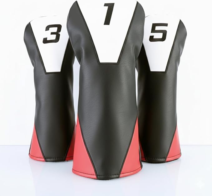 Single Headcover, Easy Slip-On Easy-Off Golf Club Headcover, Fleece Lined Interior, Water Resistant and Durable Shell, Individual Retail Sport Pack