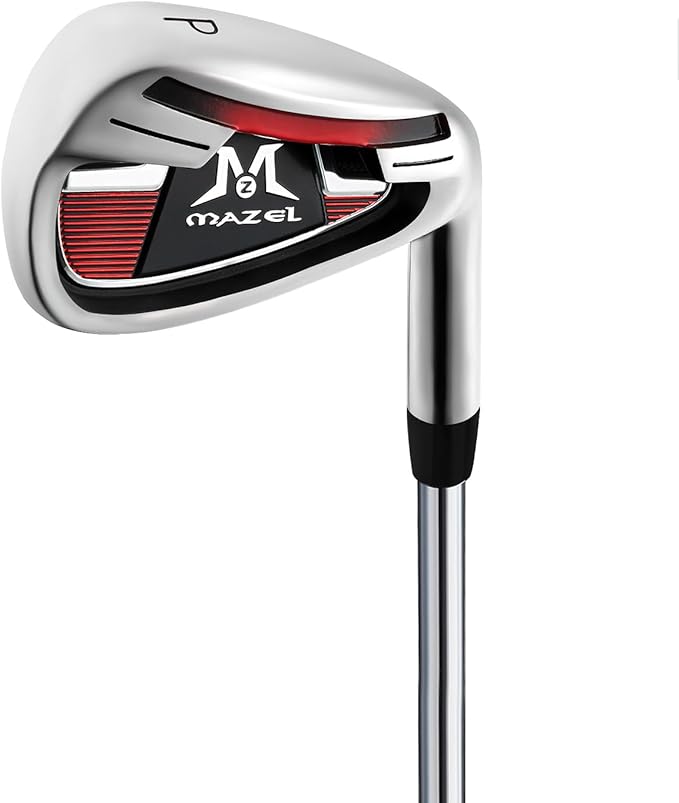 MAZEL Golf Individual Iron 1,2,3,4,5,6,7,8,9, Golf Iron with Steel Shafts for Right Handed Golfers