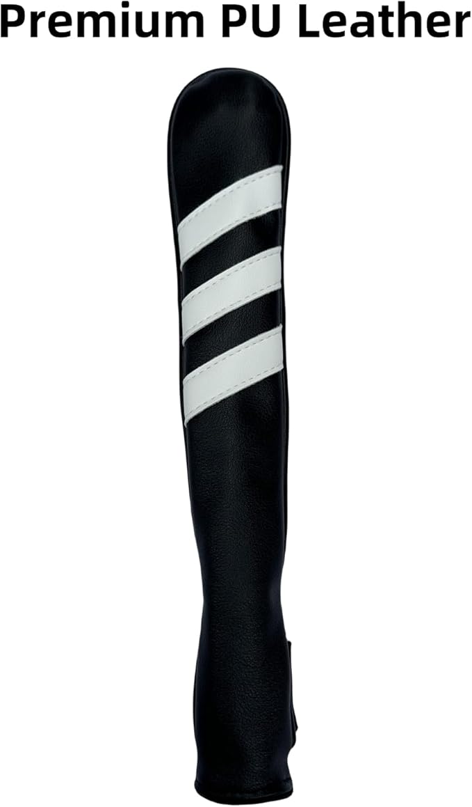 Golf Alignment Stick Cover - Chilxe Alighment Stick Headcover Head Cover - Synhtetic Leather Alignment Stick Holder - Basic Golf Accessories