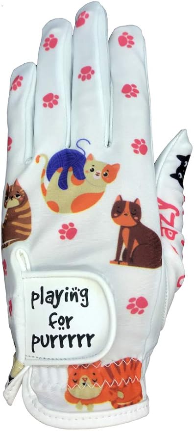 Giggle Golf Women's Golf Glove - Adjustable Strap, Left Hand Gloves for Women