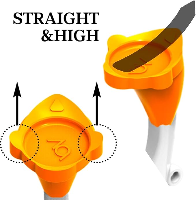 Upgraded Premium High Path Golf Tee Set – 5° Launch Angle, Adjustable Height Markers, Reduces Hooks & Slices, High Visibility, Stable 20mm Head, 9pcs