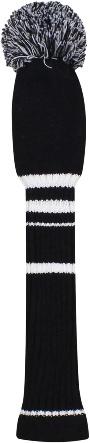 Scott Edward 1/3/4PCS Multi-Style Optional Individualized Knit Golf Club Head Covers, Driver Wood(460cc) Fairway Wood and Hybrid(UT)，for Male/Female Golfers,Custom