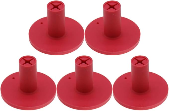 Golf Rubber Tee Holder Set for Golf Driving Range Tee Practice Tool Pack of 5