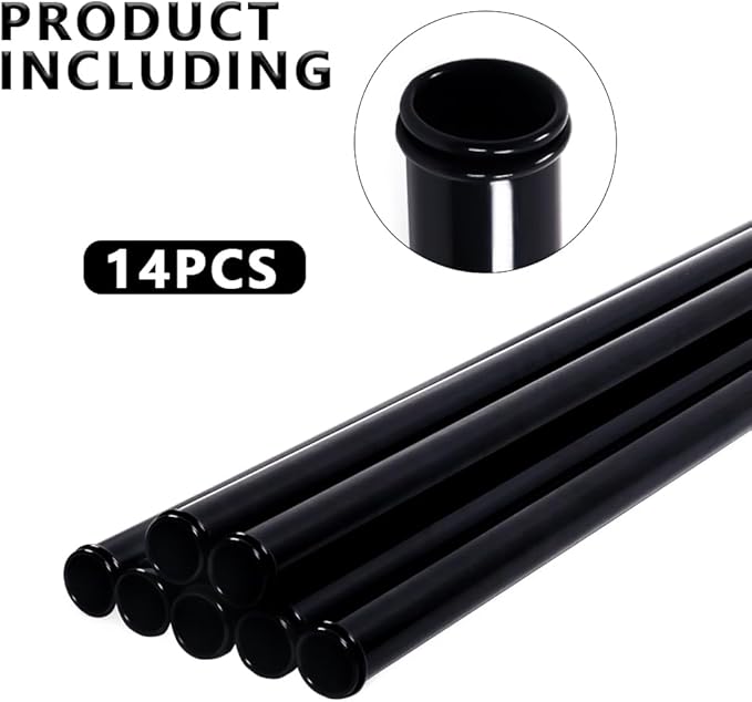 HOW TRUE Golf Bag Tubes, Set of 14 Golf Bag Club Protection Tubes Separators Dividers - Keeps Clubs Organised, Golf Accessories for Men Women