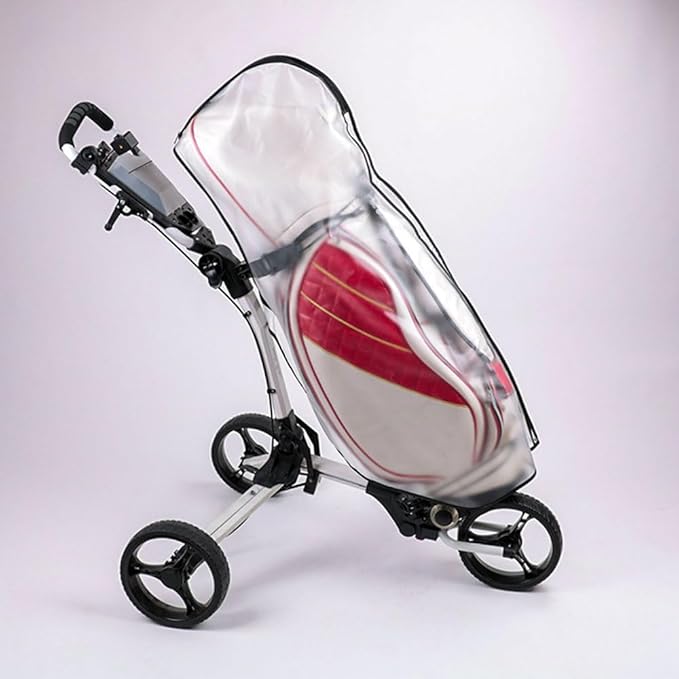 Golf Bag Rain Cover Waterproof Rain Cover for Golf Bag PVC Golf Bag Cover Hood Club Bags Raincoat for Golfer
