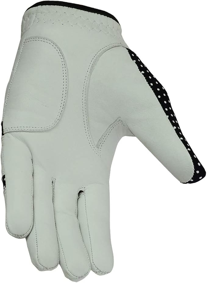 MRX Women Golf Glove Left Handed Golf Gloves Sweat Resistant Soft Cabretta Leather Regular Fit Women Golfer Glove
