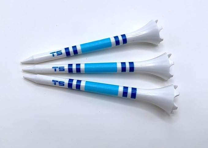 TRUESTRIKE Premium USA Golf Tees – 100-Pack Durable 3¼" / 2¾" Plastic Tees – Made in USA – Perfect Holiday Golf Gift