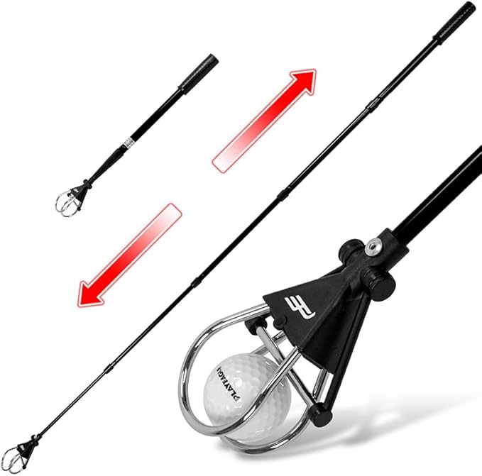 Dr.Acces Golf Ball Retriever - Premium Telescopic Stainless Steel Stick for Easy Golf Ball Pickup