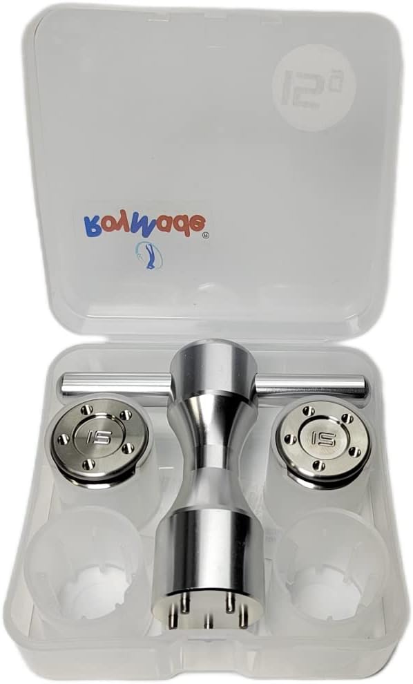 ROYMADE Golf Putter Weights 2pcs 5g/10g/15g/20g/25g/30g/35g/40g/45g with Wrench Kit Set Compatible with Titleist Scotty Cameron Putter Golf Accessory (2pcs 15g+Wrench)