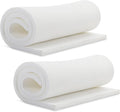 Frienda 2 Pcs Upholstery Foam 1" x 24" x 72" High Density Cushion White Polyurethane Craft Foam Padding for Seat Replacement DIY Projects Chairs Headboards Sofas Home