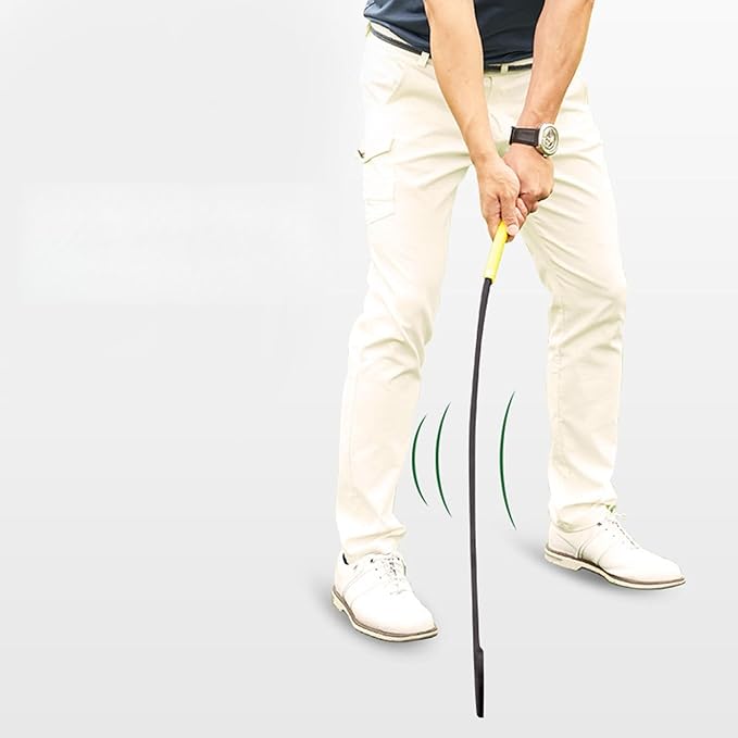 Golf Swing Trainer, Plastic Aid Club Rhythm Improving Training Aid Swing Stability Enhance for Improving Strength Rhythm Tempo