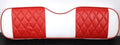 Huskey Parts Company 2PCS EZGO Front Seat Cover Red Diamond Stitch Freedom TXT 2014+, Valor Golf Cart