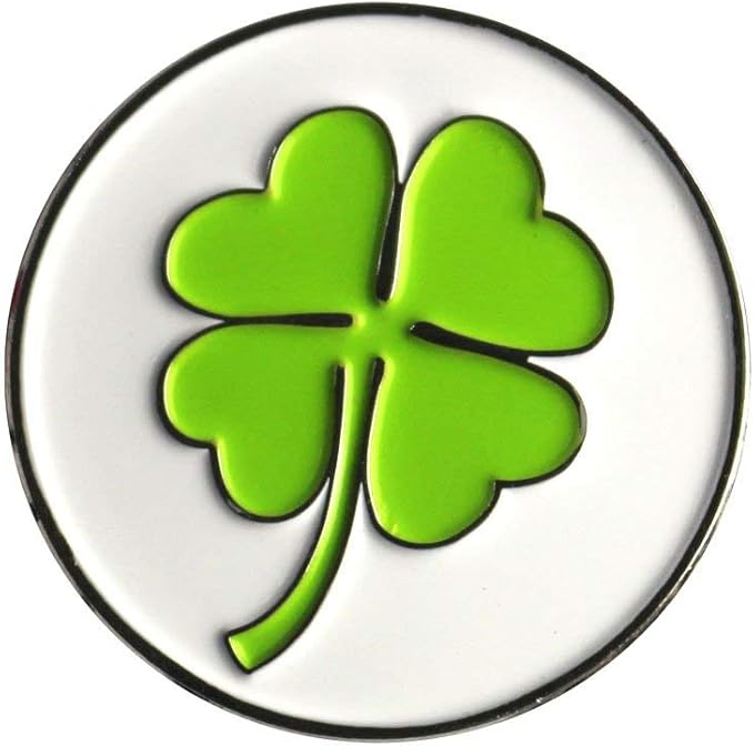 Lot of 10 Golf Ball Markers Assorted Patterns - Soft Enamel Technique