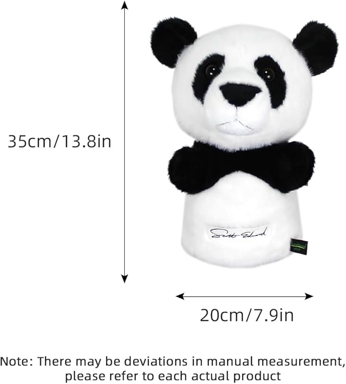 Scott Edward Golf Club Cover Fit Well for Driver or Fairway Wood Golf Club, Funny Cute Animal Design Soft Functional Golf Headcover Stylish Protection for Your Clubs for Men and Women