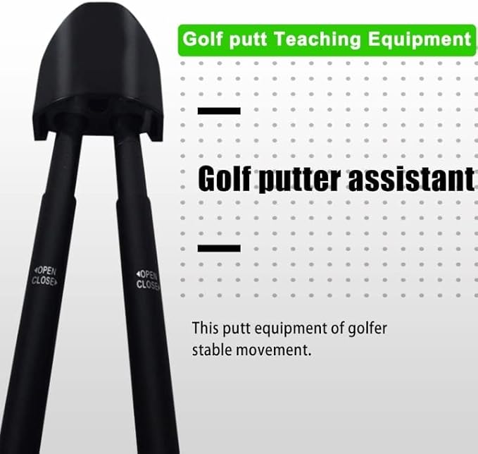 Golf Putting Training Aid, Putting Aid Golf Training Equipment for Perfect Putt, Attaches to Any Putter Shaft