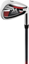 MAZEL Golf Individual Iron 1,2,3,4,5,6,7,8,9, Golf Iron with Steel Shafts for Right Handed Golfers
