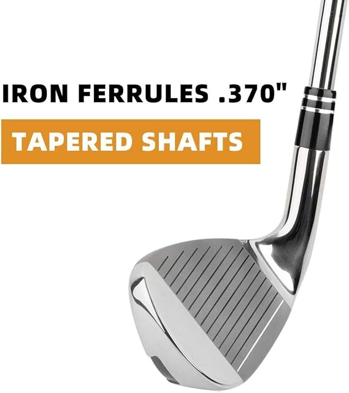 10pcs Size .370 Double Silver Rings Golf Iron Ferrules for Most Brand's Iron Shaft