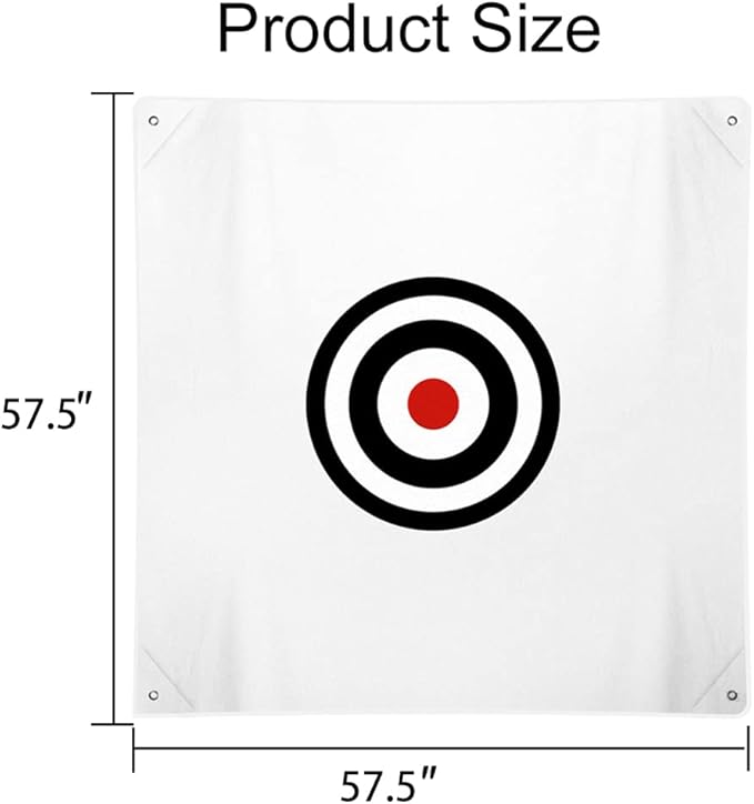 58" x 58" Golf Target Cloth - Hitting Practice Target for Indoor/Outdoor Training