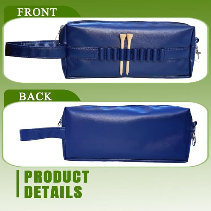 Golf Ball Pouch Bag,Zipper Golf Accessory Bag,Golf Accessory Holder Pouch, Golf Tee Pouch Bag,Golf Accessories for Men/Women