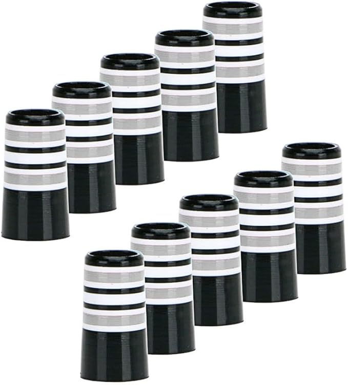 DONGKER Golf Iron Ferrules,10 PCS Golf Club Ferrules Golf Sleeve Ferrule Compatible 0.370'' Parallel Shaft