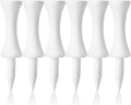 FINGER TEN Plastic Golf Castle Tees Step Down Unbreakable Mixed or Same Height Value 100 Count, 2 3/4, 2 1/4, 2, 1 3/4, 1 1/2 Inch Length Colorful for Practice