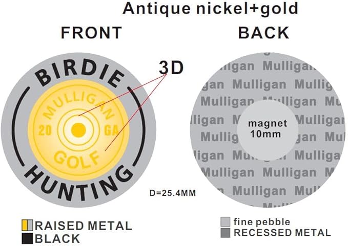 Funny Golf Ball Marker + Premium Magnetic Hat Clip | Unique Gift for Men & Women Golfers | Hilarious Golf Accessory for Any Golfer | NEW Designs!